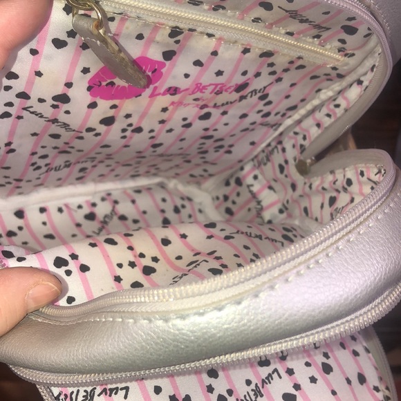 Kids Size BETSEY JOHNSON Luv Betsey Holographic Owl Backpack Adjustable Straps - Picture 16 of 17